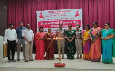 சேலம் சண்முகா மருத்துவமணை வளாகத்தில் மகளிர் தின விழா