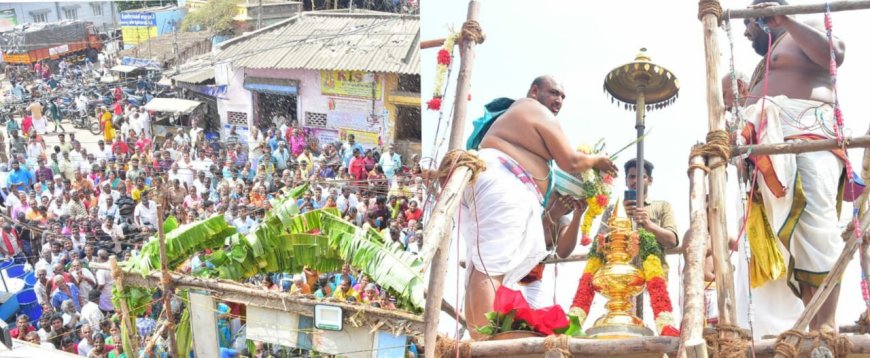 திருச்சி காந்தி மார்க்கெட் நெல் பேட்டை கோட்டை கிருஷ்ணன் கோவில் மகா கும்பாபிஷேக விழா