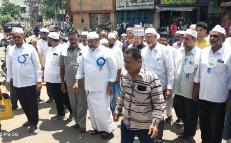 மிலாது நபி மதநல்லிணக்க பேரணிஇஸ்லாமியர்கள் பங்கேற்பு