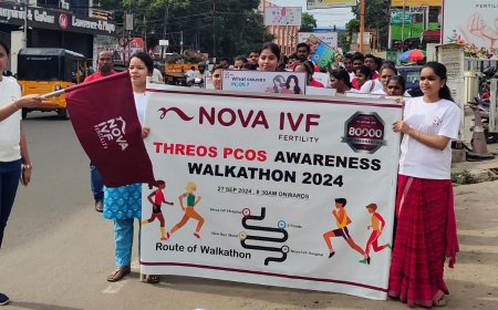 சேலத்தில் உடற்பயிற்சி  மற்றும் நடை பயிற்சி  விழிப்புணர்வு பேரணி