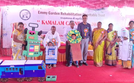 எமிமாள் கமலம் நினைவு தினத்தை ஒட்டி சேலம் மாவட்டம் எம்மிகார்டன் ரிஹாபிலிடேஷன் சேரிட்டபுள் டிரஸ்ட் மனவளர்ச்சி குன்றியருக்கான கமலம் கார்னிவல்- 2024 போட்டிகள்