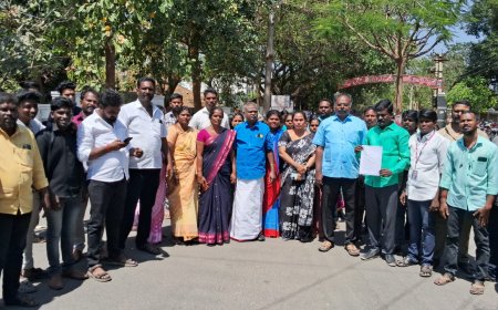 புகார் மனு கொடுக்க வந்தவர் மீது வழக்கு பதிவு செய்து விடுவேன் என மிரட்டும் காவல்துறை