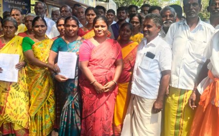 கோயில் நிலங்களை ஆக்கிரமிப்பை அகற்றக்கோரி மாவட்ட ஆட்சியரிடம் மனு