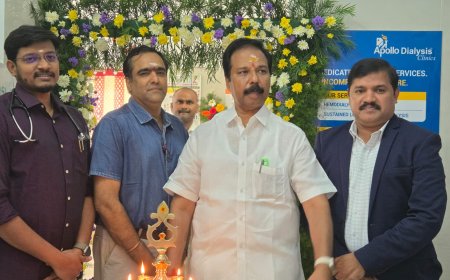 திருச்சி மாவட்டம் முசிறி உள்ள  NRSLJ சிறப்பு மருத்துவமனையில் அப்பல்லோ டயாலிசிஸ் கிளினிக்குகளில் நவீன வசதிகளை தொடங்கி வைத்தது