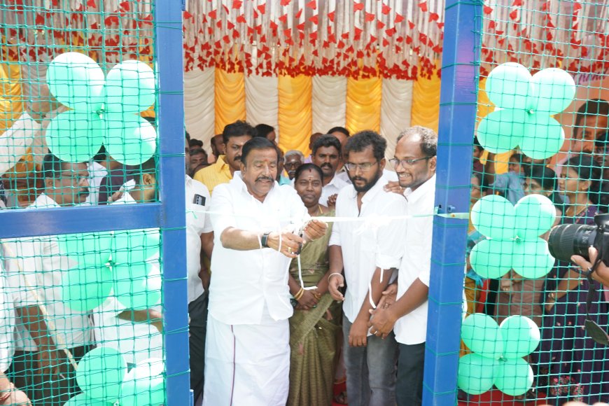 திருச்சியில் புதிய டர்ஃப் மைதானம் திறப்பு விழா - அமைச்சர் நேரு திறந்து வைத்தார்