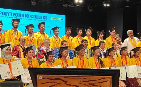 தியாகராஜர் பாலிடெக்னிக் கல்லூரியில் 65-வது பட்டமளிப்புவிழா!