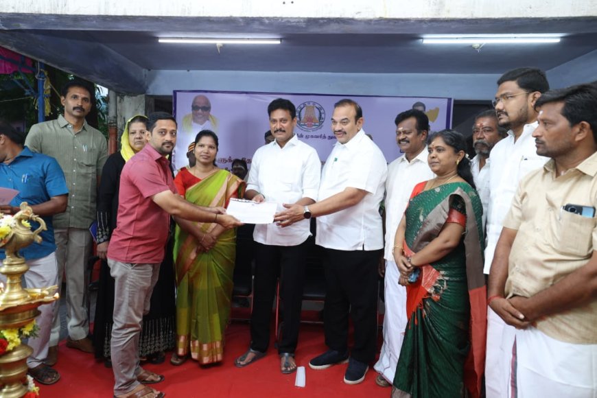 பொதுமக்களின் சிரமத்தை போக்கும் வகையில் தமிழக அரசு சார்பில் உங்களுடன் ஸ்டாலின் முகாம் தமிழக முழுவதும் பத்தாயிரம் இடங்களில் நடத்துவதற்கு முடிவு செய்து நடத்தப்படுகிறது‌