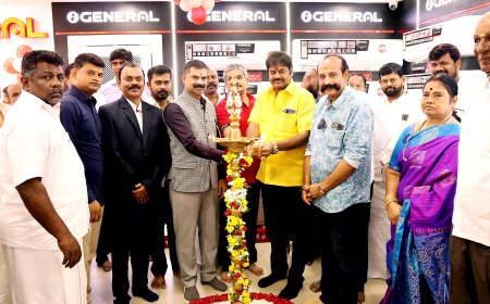 திருச்சியில் எஸ்.ஏ.பி. டிரேடஸ் ஓ ஜெனரல் ஏ.சி. நிறுவனத்தின் ஷோரூம் திறப்புவிழா