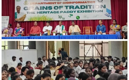 மூதாதையர் பாரம்பரியத்தை ஆராய ஒரு அரிய வாய்ப்பை வழங்கும் 150 க்கும் மேற்பட்ட பாரம்பரிய நெல் வகைகளை கண்காட்சி திருச்சியில் நடைபெற்றது