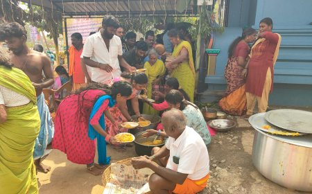 திருச்சி மாவட்டம், விமானநிலையம் எதிரில் வள்ளுவர் நகரில் எழுந்து அருள் பாலிக்கும் ஸ்ரீ ஜெய்வீர ஆஞ்சநேயருக்கும் மற்றும் அனைத்து தெய்வங்களும் ஸ்ரீ அனுமன் ஜெயந்தி விழா