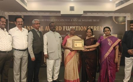 மருதம் அறக்கட்டளை சார்பில் சிறந்த விருதுகள் வழங்கும் விழா திருச்சியில் நடைபெற்றது!