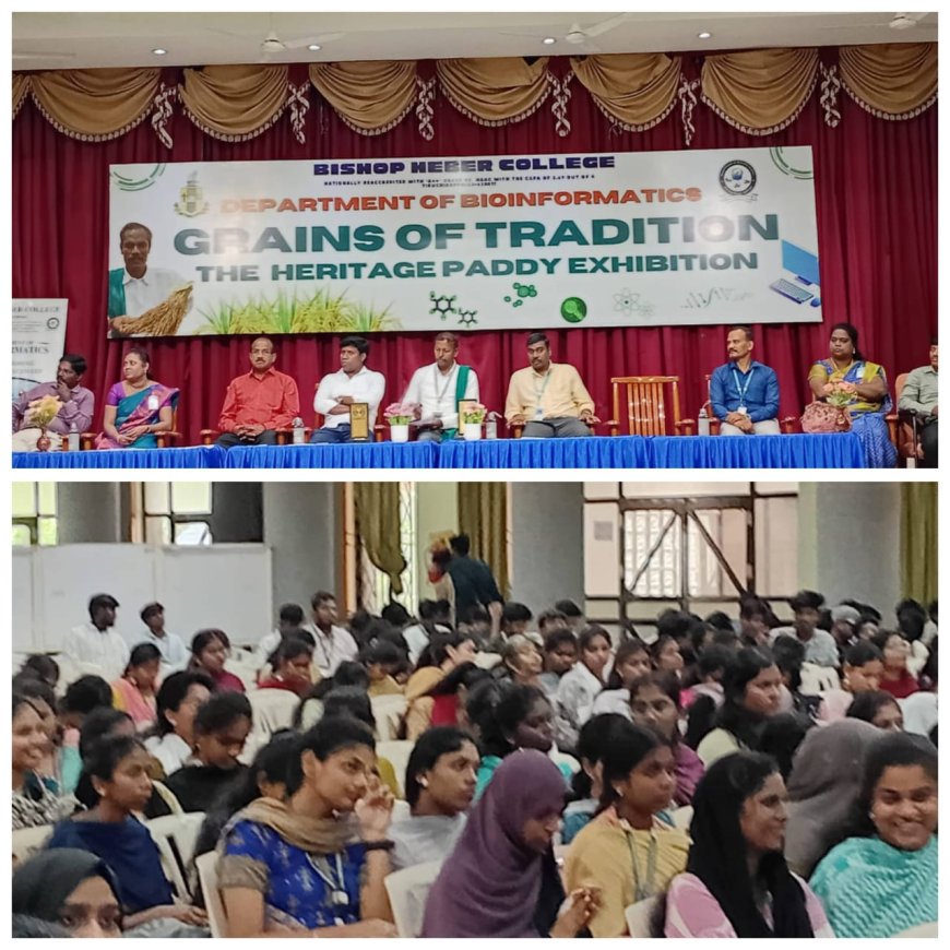 மூதாதையர் பாரம்பரியத்தை ஆராய ஒரு அரிய வாய்ப்பை வழங்கும் 150 க்கும் மேற்பட்ட பாரம்பரிய நெல் வகைகளை கண்காட்சி திருச்சியில் நடைபெற்றது