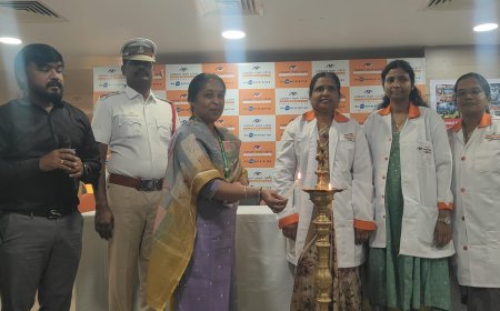 வாசன் கண் மருத்துவமனை சார்பில் சாலை பாதுகாப்பு வார விழா ஓட்டுநர்களுக்கு விழிப்புணர்வு நிகழ்ச்சி