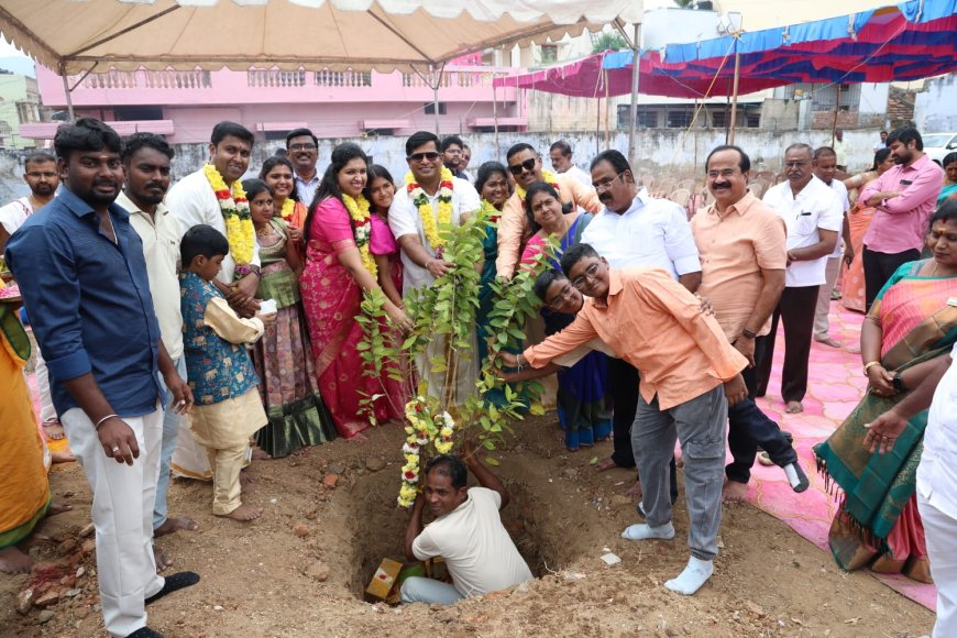 விஜய ஸ்ரீ பில்டர்ஸ் _ன் புதிய வைஷ்ணவி பேலஸ் அப்பார்ட்மெண்ட் பூமி பூஜை