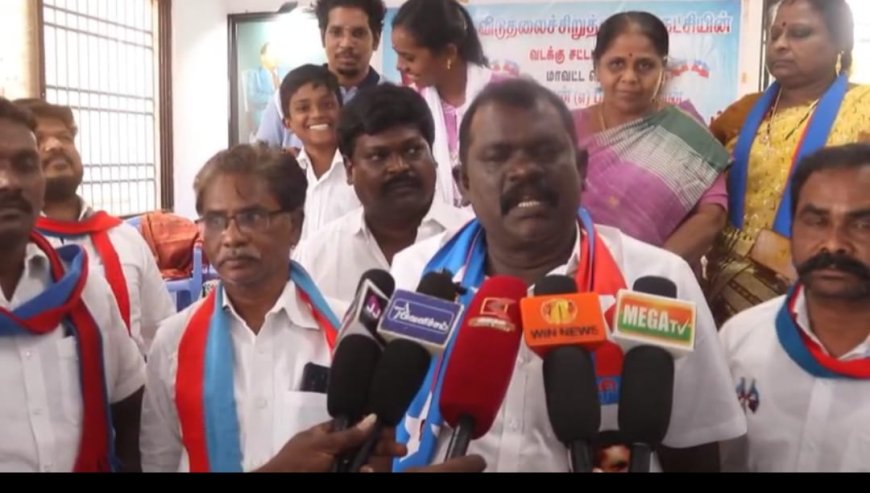 விடுதலை சிறுத்தைகள் கட்சியின் சேலம் வடக்கு சட்டமன்ற தொகுதி மாவட்ட செயலாளராக ராமன் பொறுப்பு ஏற்பு 