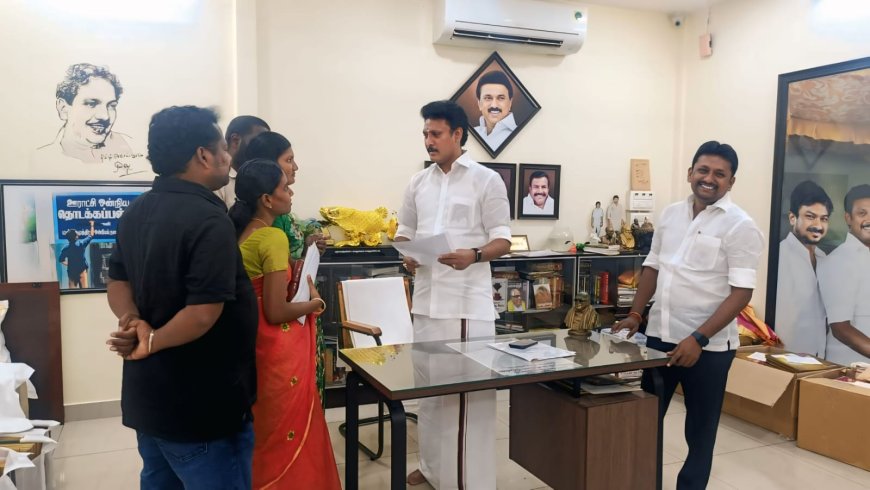 பணி நியமனத்தை எதிர்பார்த்து 22,000 பேர் காத்திருப்பு : காலி பணியிடங்களில் இடைநிலை ஆசிரியர்களை  நியமிக்க வேண்டும் அமைச்சர் அன்பில் மகேஷ் பொய்யா மொழியிடம் கோரிக்கை
