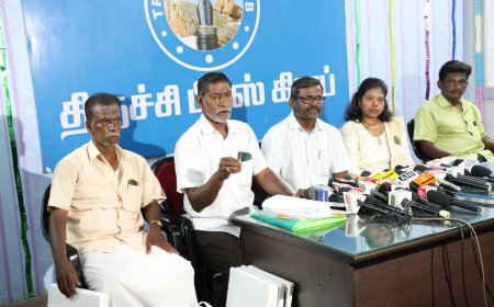 திருச்சிமலைக்கோட்டைதெப்பக்குளத்தில் நீரை நிரப்புவதற்கு காவிரியில் இருந்துதான் தண்ணீர் கொண்டு வர வேண்டும் இந்து திருக்கோவில்கள் மீட்பு இயக்கம் கோரிக்கை!